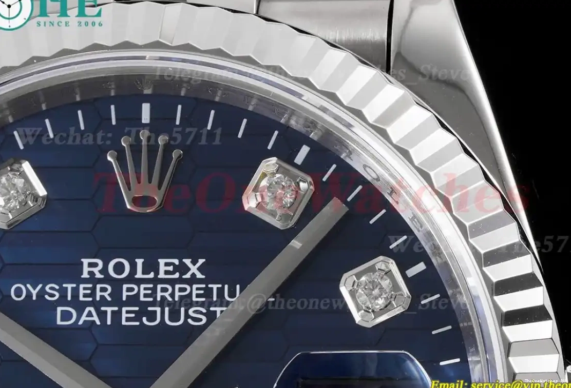 VS3235 Dial Textured Blue 126234 SS SS Jub 36mm Datejust VSF 0325